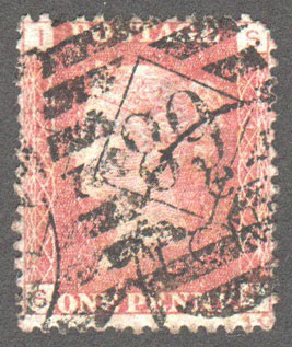 Great Britain Scott 33 Used Plate 137 - SI - Click Image to Close